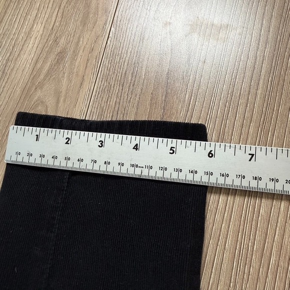 7 For All Mankind Roxanne Jeans Womens 27 Black Corduroy Stretch Skinny USA 33" - Picture 10 of 11